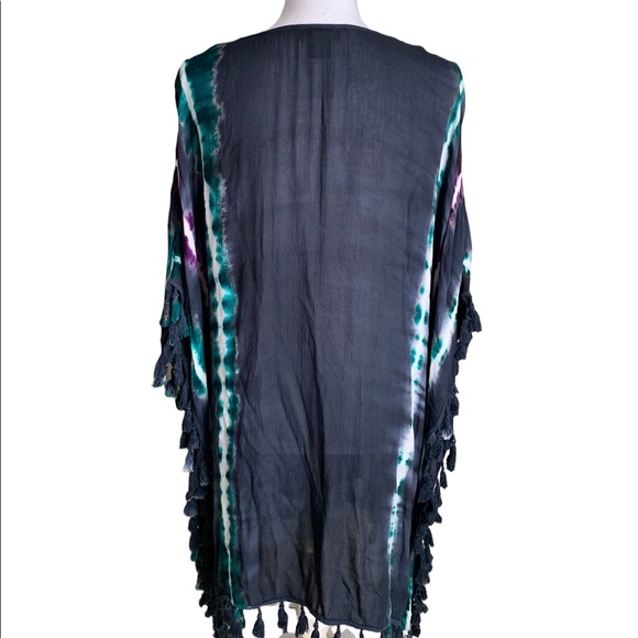 Fashion Fuse Boho Tassel Cover Ups Size Medium - Picture 4 of 17